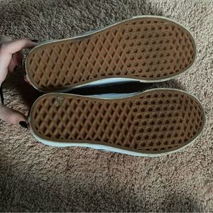 Checkard baby blue Vanz